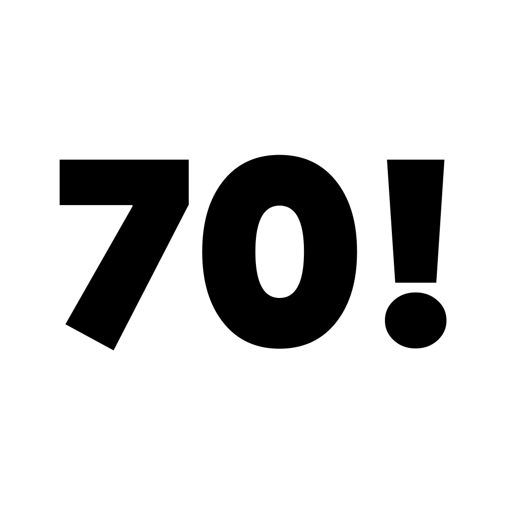 70! カレンダーアイコン